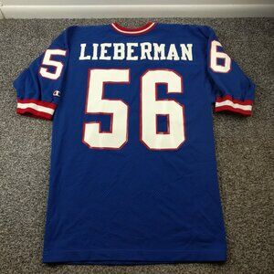 Lawrence Taylor Jersey Champion New York Giants Vintage 80s Blue Mens Large USA